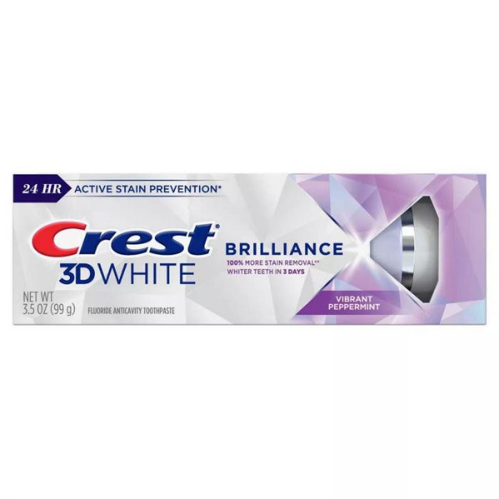 Pasta de dinti Crest 3DWHITE, Brilliance Vibrant Peppermint, 99g [2]