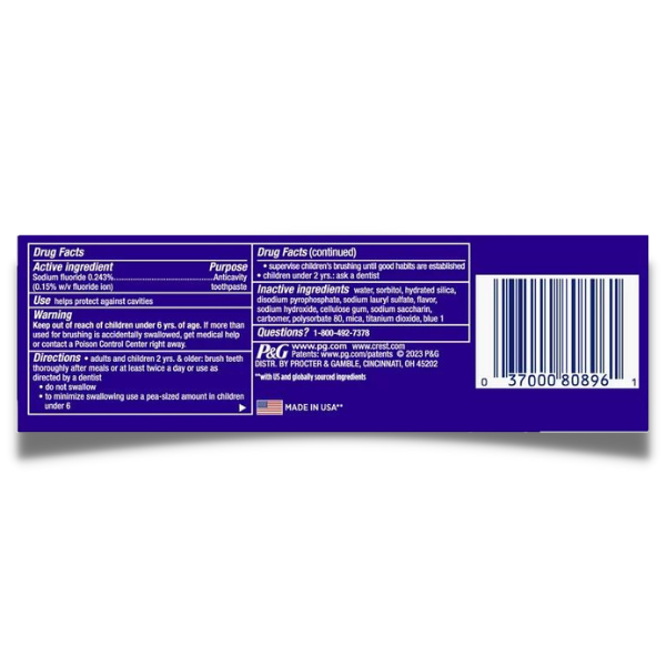 Pasta de dinti Crest 3DWhite Stain Eraser, Polishing mint, 87g [3]