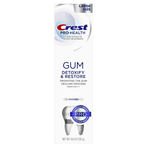 Pasta de dinti Crest Pro-Health Gum Detoxify & Restore, whitening, gust de menta, vindeca gingia, 130g [2]
