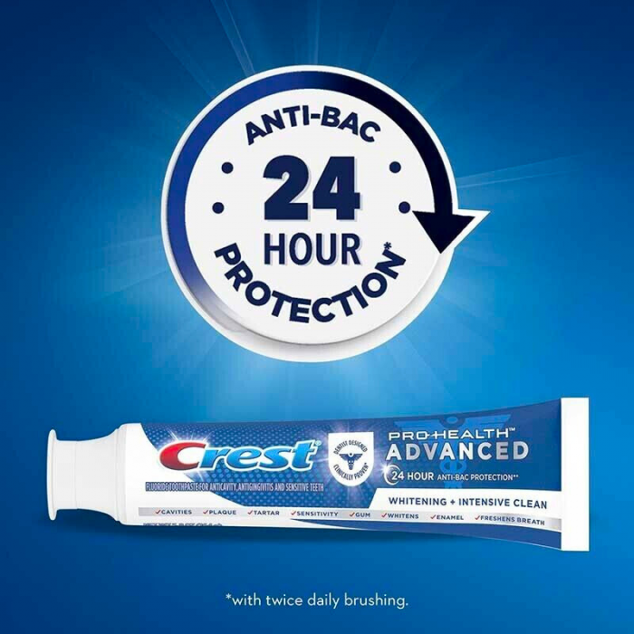 Pasta de dinti Crest Pro-Health Advanced Whitening + Intensive Clean, 8 beneficii, 164g [2]