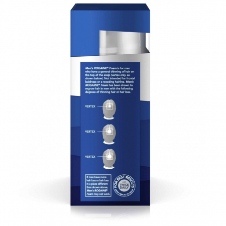 3x Spuma Rogaine 60ml, Minoxidil 5%, impotriva caderii parului, tratament complet 3 luni [1]