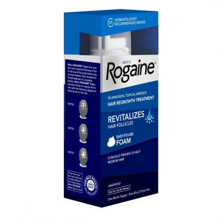 Ingrijire par - 1x Spuma Rogaine 60ml, Minoxidil 5%, impotriva caderii parului, tratament 1 luna