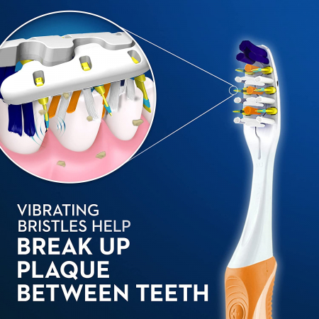 2x Periuta de dinti electrica, Oral-B Pulsar Expert Clean, peri ce vibreaza, peri moi [3]