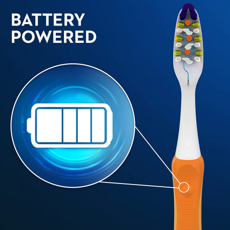2x Periuta de dinti electrica, Oral-B Pulsar Expert Clean, peri ce vibreaza, peri moi [2]