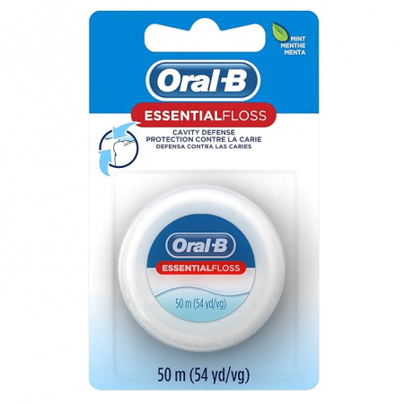 Ata Dentara - Ata Dentara Oral-B, Essential Floss, Waxed, aroma menta, 50m