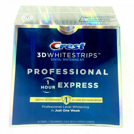 Benzi albire Crest - Crest 3D Whitestrips Professional 1 Hour Express