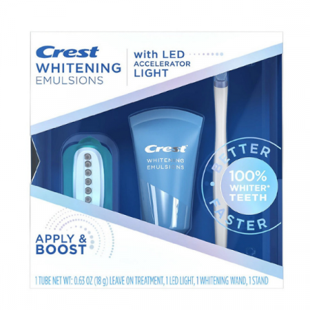 Kit Albire Dinti - Crest Whitening Emulsions with LED Accelerator Light