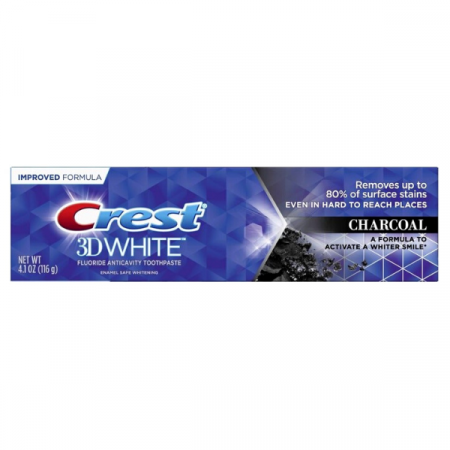 Pasta de dinti Crest 3DWhite Charcoal, cu carbune activ, 116g [1]