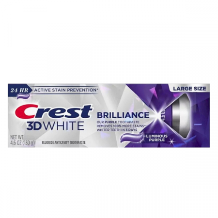 Pasta de dinti - Pasta de dinti Crest 3DWHITE, Brilliance, Luminous Purple, 130g