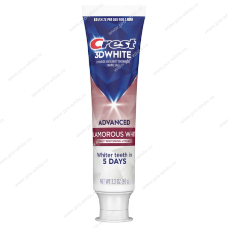 Pasta de dinti Crest 3DWhite, Glamorous White Advanced, 93g, dinti mai albi in doar 5 zile [1]