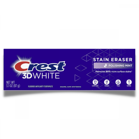 Pasta de dinti Crest 3DWhite Stain Eraser, Polishing mint, 87g [1]