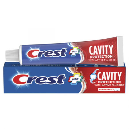 Pasta de dinti - Pasta De dinti Crest Cavity Protection, PLUS, cu fluor, 232g