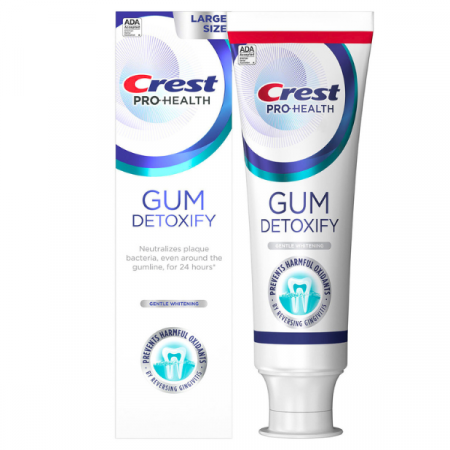 Pasta de dinti - Pasta de dinti Crest PRO-HEALTH, Gum Detoxify, gentle whitening, 104g