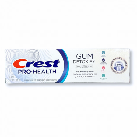 Pasta de dinti - Crest Ultra Pro Health Gum Detoxify, gust de menta, vindeca gingia, 133g