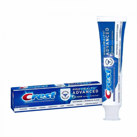 Pasta de dinti - Pasta de dinti Crest Pro-Health Advanced Whitening + Intensive Clean, 8 beneficii, 164g