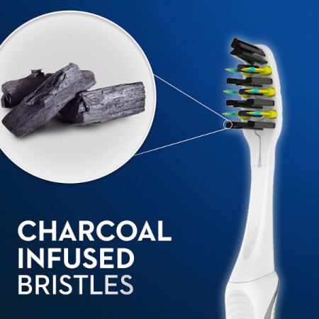 2x Periuta de dinti electrica, Oral-B Pulsar Charcoal, peri ce vibreaza infuzati cu carbune activ, peri moi [2]