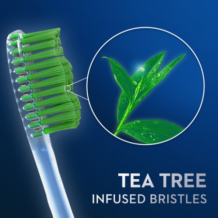 2x Periuta de dinti Oral-B Tea Tree, peri infuzati cu carbune activ [1]