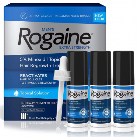 1x Solutie Rogaine 60ml, Minoxidil 5%, impotriva caderii parului, tratament 1 luna [6]