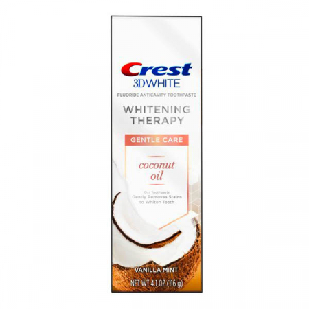 Pasta de dinti - Pasta de dinti Crest 3D White Whitening Therapy cu ulei de Cocos, 116gr