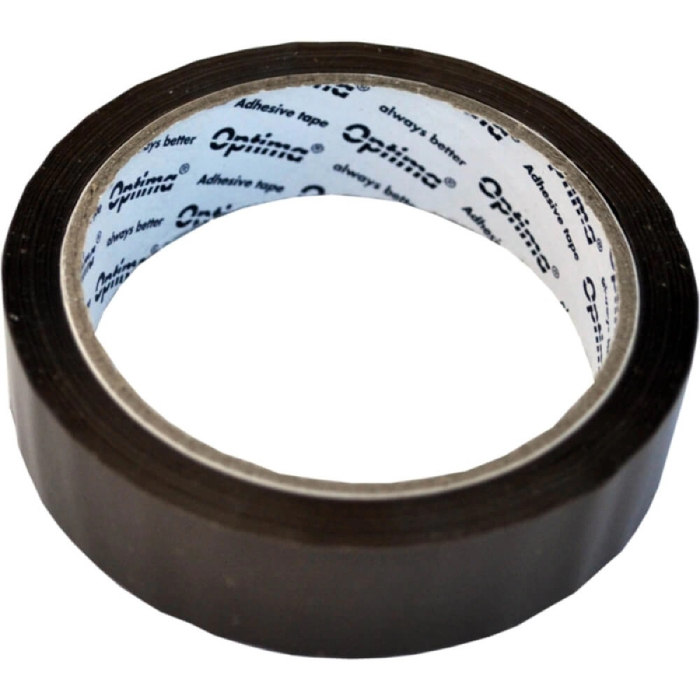 Banda adeziva 24mm x 60m maro OPTIMA [1]