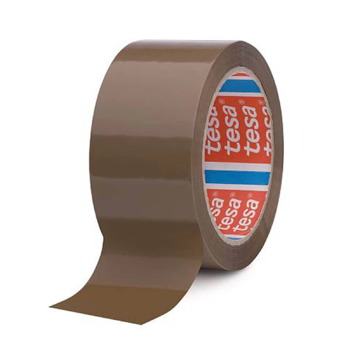 Banda adeziva cauciuc sintetic 48mm x 66m maro TESA 4280 [1]