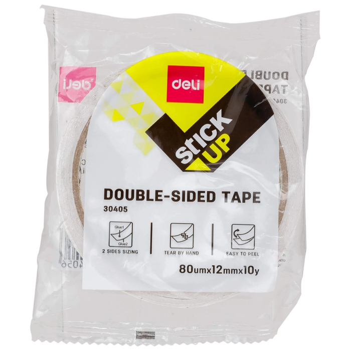 Banda dublu adeziva 12mm x 10y DELI 30405 [1]