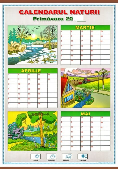 Calendarul naturii. Primăvara/Calendarul naturii.Toamna (DUO) [2]