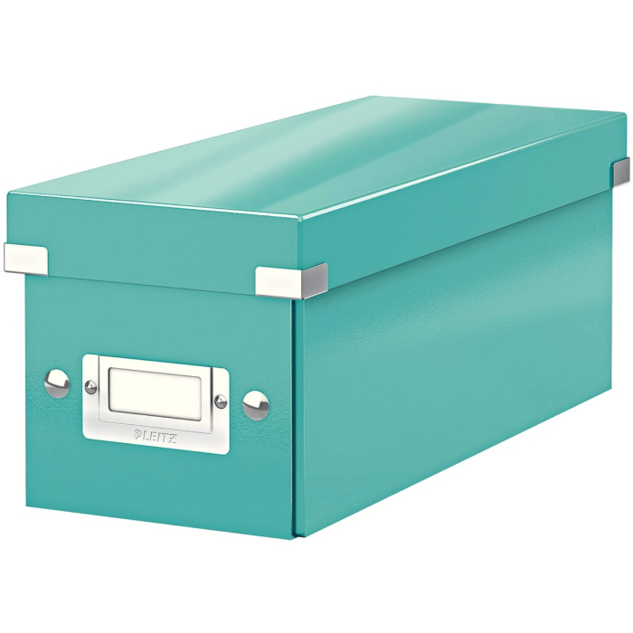 Cutie depozitare 30 CD-uri carcasa Jewel/ 60 CD-uri cu carcasa Slim, LEITZ WOW Click and Store [8]