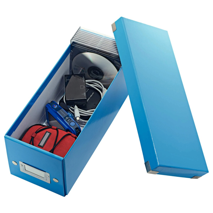 Cutie depozitare 30 CD-uri carcasa Jewel/ 60 CD-uri cu carcasa Slim, LEITZ WOW Click and Store [13]