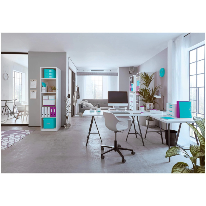 Cutie depozitare 30 CD-uri carcasa Jewel/ 60 CD-uri cu carcasa Slim, LEITZ WOW Click and Store [12]