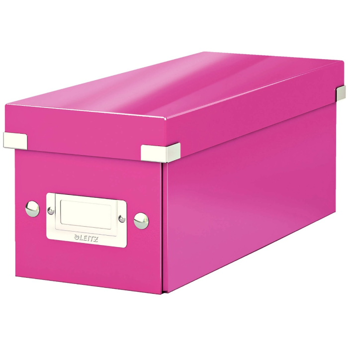 Cutie depozitare 30 CD-uri carcasa Jewel/ 60 CD-uri cu carcasa Slim, LEITZ WOW Click and Store [18]