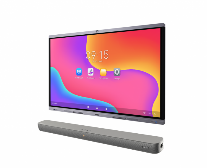 Display interactiv HORIZON A3C, 86", 4K UHD, 450nit, VA, contrast 5000:1, haze 25%, Android 13 upgradabil, CPU A76*4 + A55*4, 8GB RAM, 128GB [2]