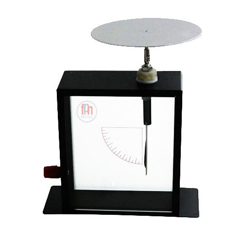 Electroscop de frunze cu raportor [1]