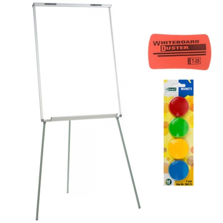 Flipchart magnetic 70x100 cm (+ BURETE SI 4 MAGNETI), ACCENTA [1]