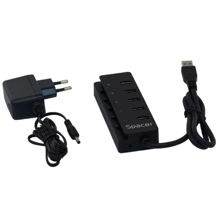 Hub USB, 4 porturi 3.0 si 1 port incarcare SPACER [4]