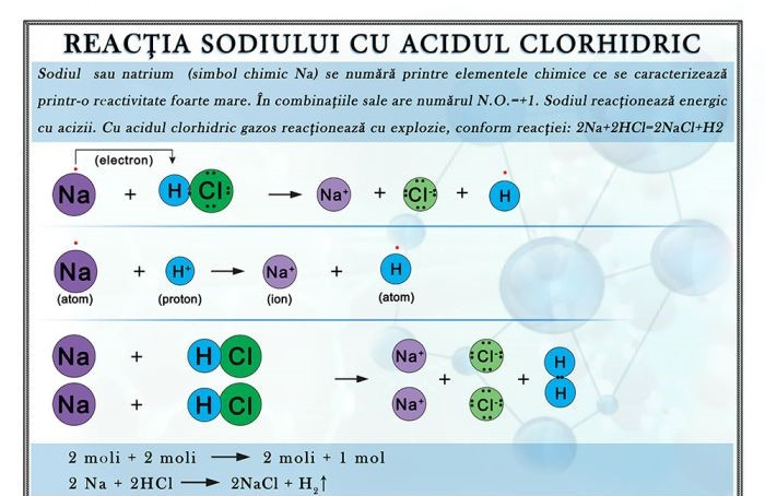 Reactia sodiului cu acidul clorhidric [1]