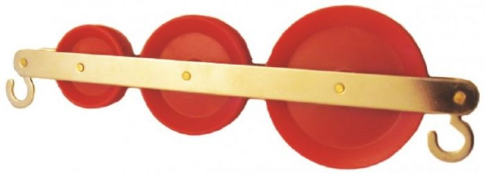 Set de 3 scripeti in serie (culoare rosie) [1]