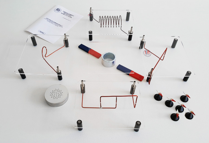 Set pentru demonstrarea câmpului magnetic din jurul unui conductor [1]