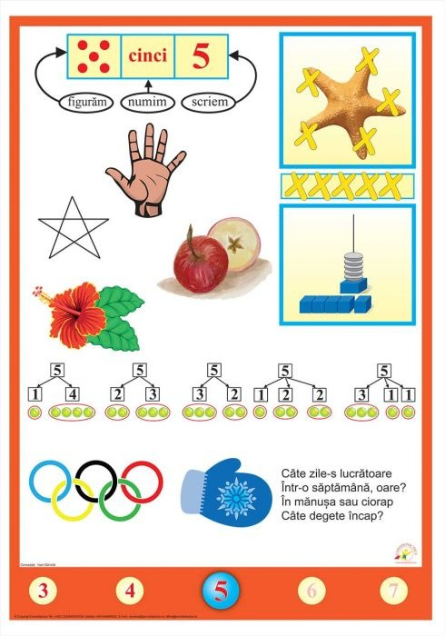 Set Planse matematice pentru clasele primare (15 planse) [6]