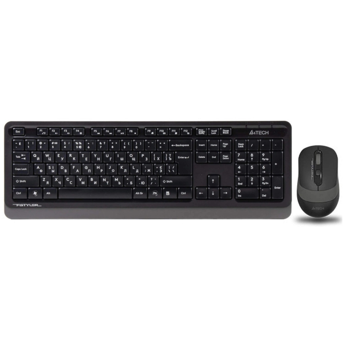 Set tastatura si mouse wireless A4TECH Fstyler FG1010 [2]