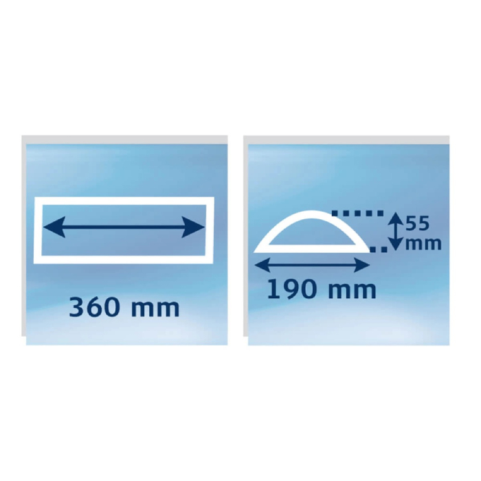 Suport ergonomic spuma pentru spate DESQ 1332 [4]