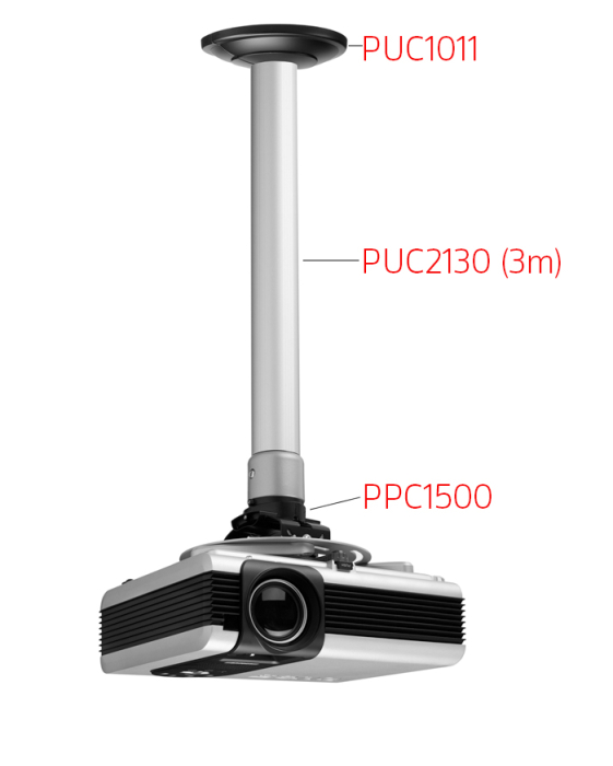 Suport modular videoproiector de tavan Vogels X30 Professional, max 20 kg [2]