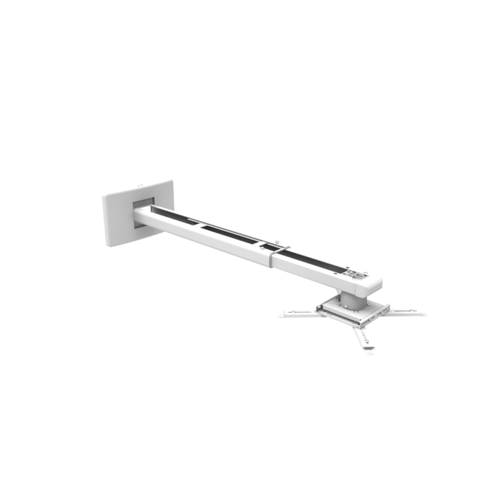 Suport videoproiector de perete Blackmount CT-PRB-11L, distanta perete-proiector 1100-1500mm, max.10kg, alb [2]