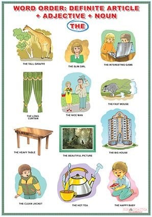 The furniture and the household apparatus/Word order (DUO) [2]