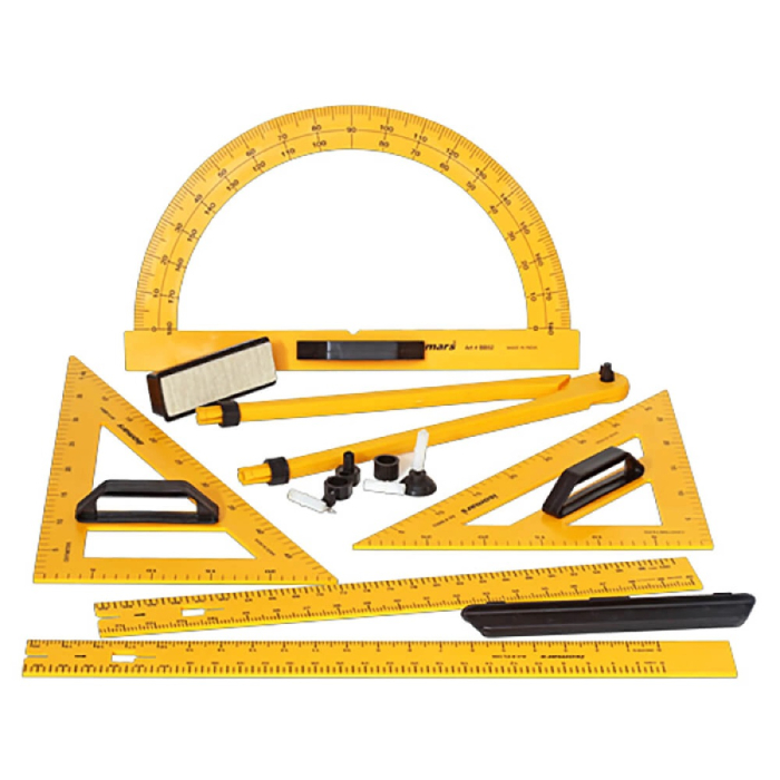 Trusa geometrie pentru tabla scolara creta ISOMARS [1]