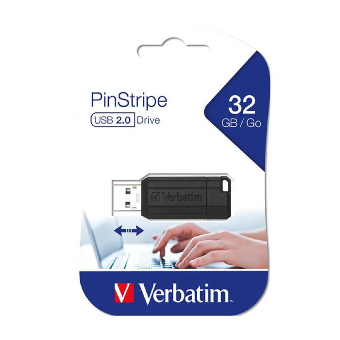 USB Drive 32GB VERBATIM PinStripe [1]