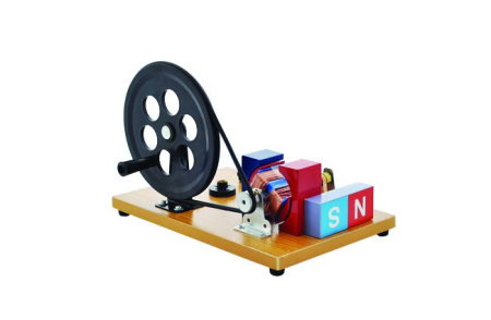 Electricitate si magnetism - Ansamblu generator de curent continuu si curent alternativ