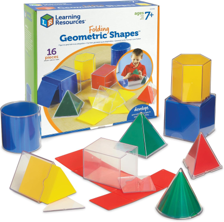 Figuri si corpuri geometrice - Forme geometrice pliabile (set de 16)