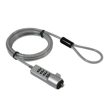 Accesorii Laptopuri - Cablu de securitate cu cifru pentru laptop DESQ 2041