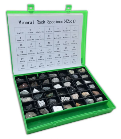 Colectie de roci minerale